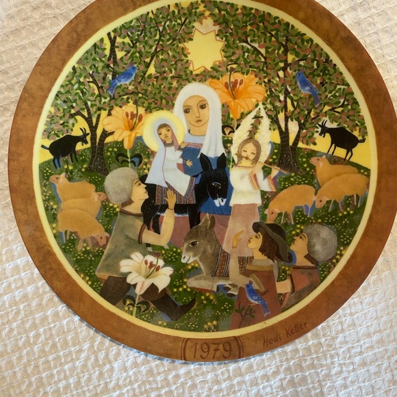 Vintage Hedi Keller 1979 Königszelt Bavaria Christmas Plate - - Picture 3 of 3